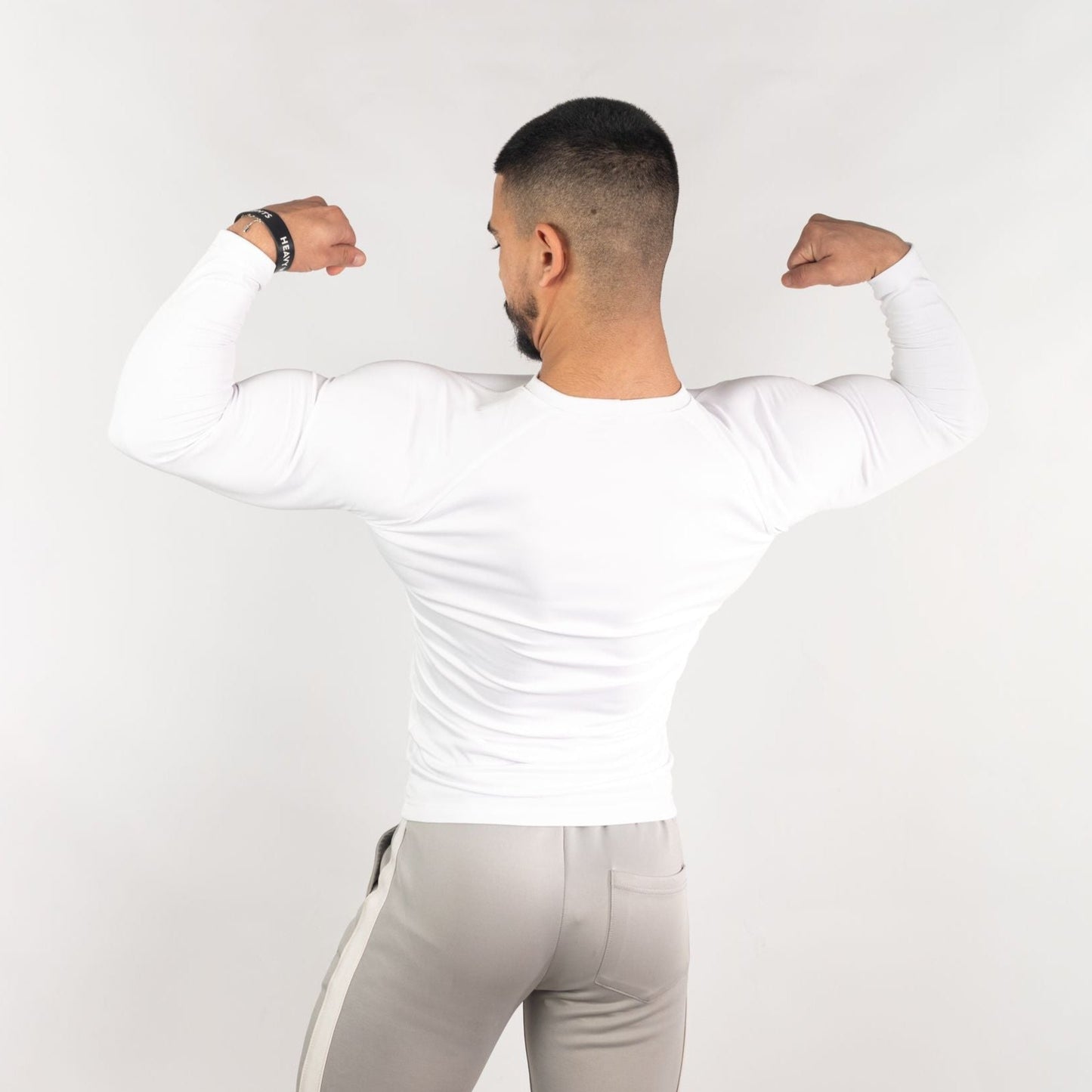 White Compression Long Sleeve T-shirt